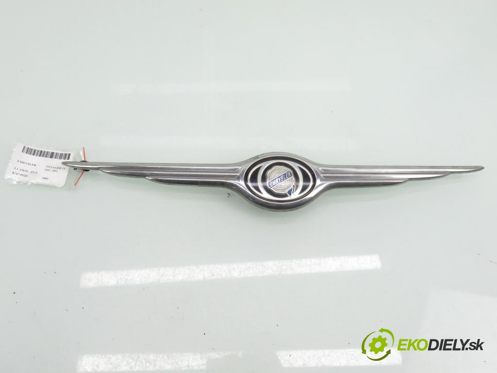 CHRYSLER VOYAGER IV (RG, RS) MINIVAN 2001 0,00 3.3 AWD - EGA 3301,00 Znak / Logo 4857334AA