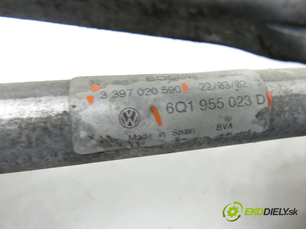 VW POLO (9N_) HB 2002 47,00 1.2 12V 64 - AZQ 1198,00 Motorček stieračov 0390241524 ; 6Q1955119A ; 3397020590