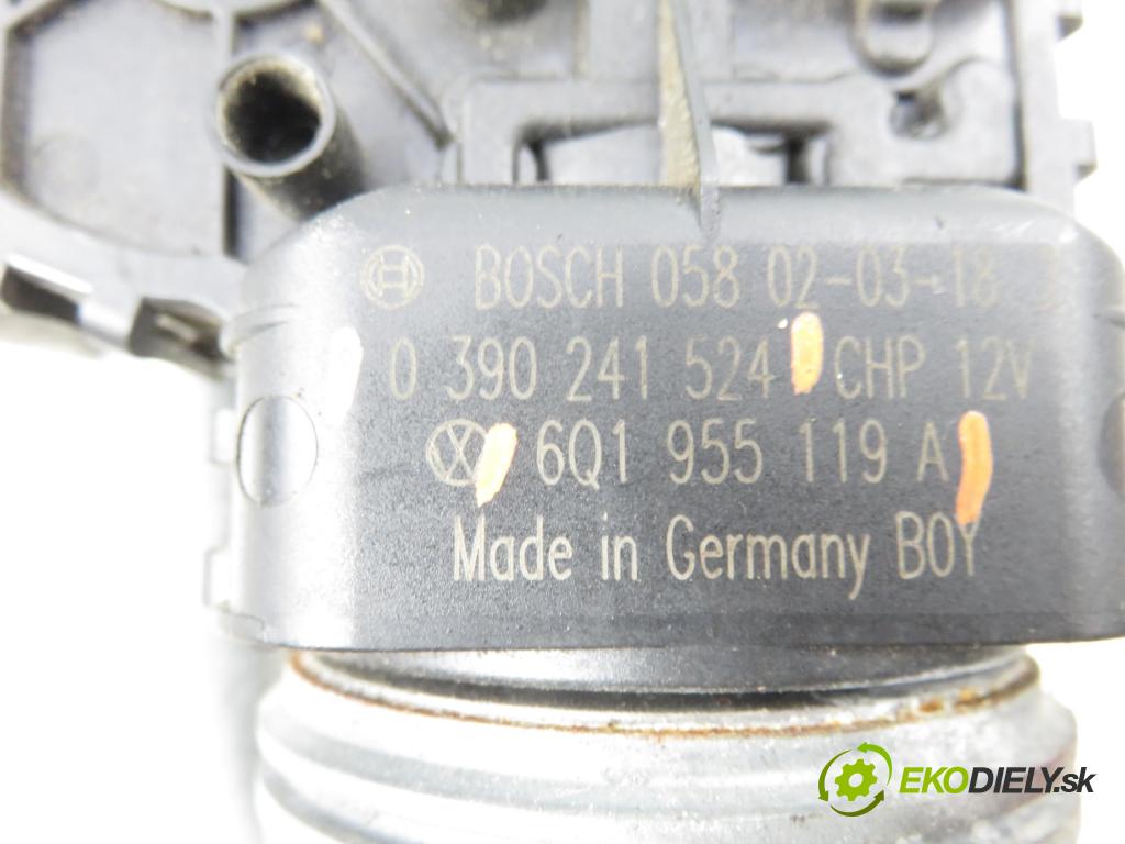 VW POLO (9N_) HB 2002 47,00 1.2 12V 64 - AZQ 1198,00 Motorček stieračov 0390241524 ; 6Q1955119A ; 3397020590