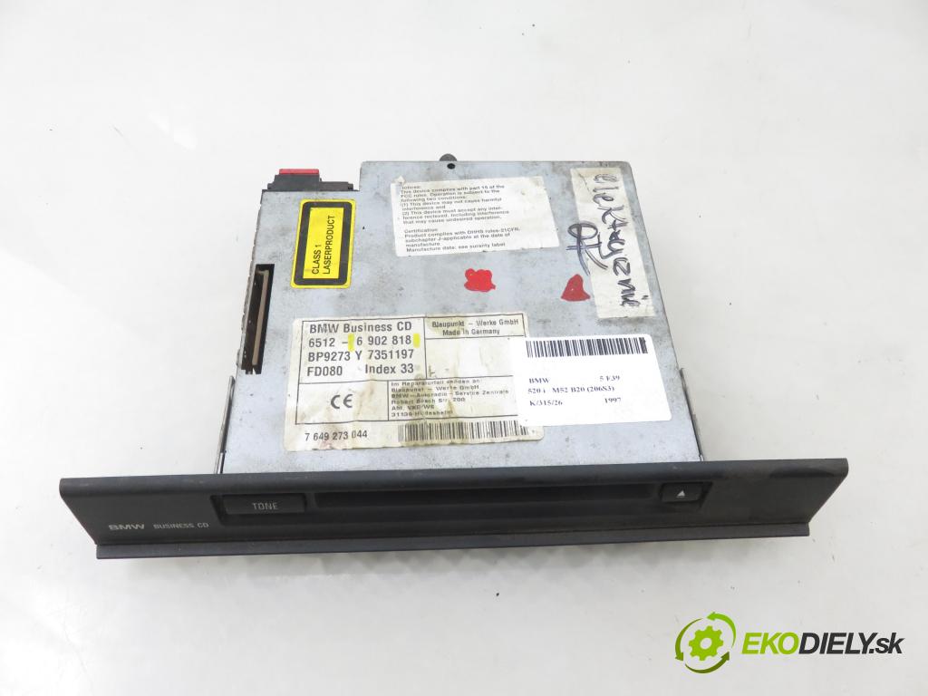 BMW 5 (E39) SEDAN 1997 110,00 520 i 150 - M52 B20 (206S3) 1991,00 RADIO CD 6902818