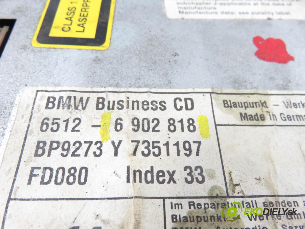 BMW 5 (E39) SEDAN 1997 110,00 520 i 150 - M52 B20 (206S3) 1991,00 RADIO CD 6902818