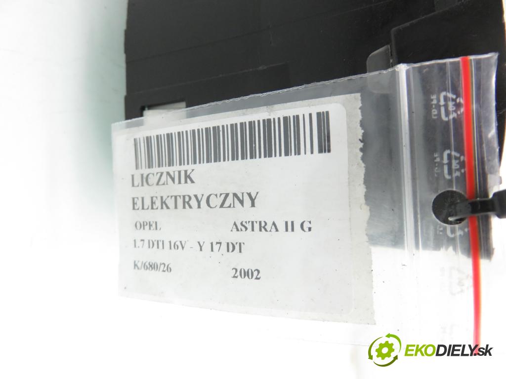 OPEL ASTRA G liftback (T98) HB 2002 55,00 1.7 DTI 16V - Y 17 DT 1686,00 Prístrojovka elektrický 24451492TG
