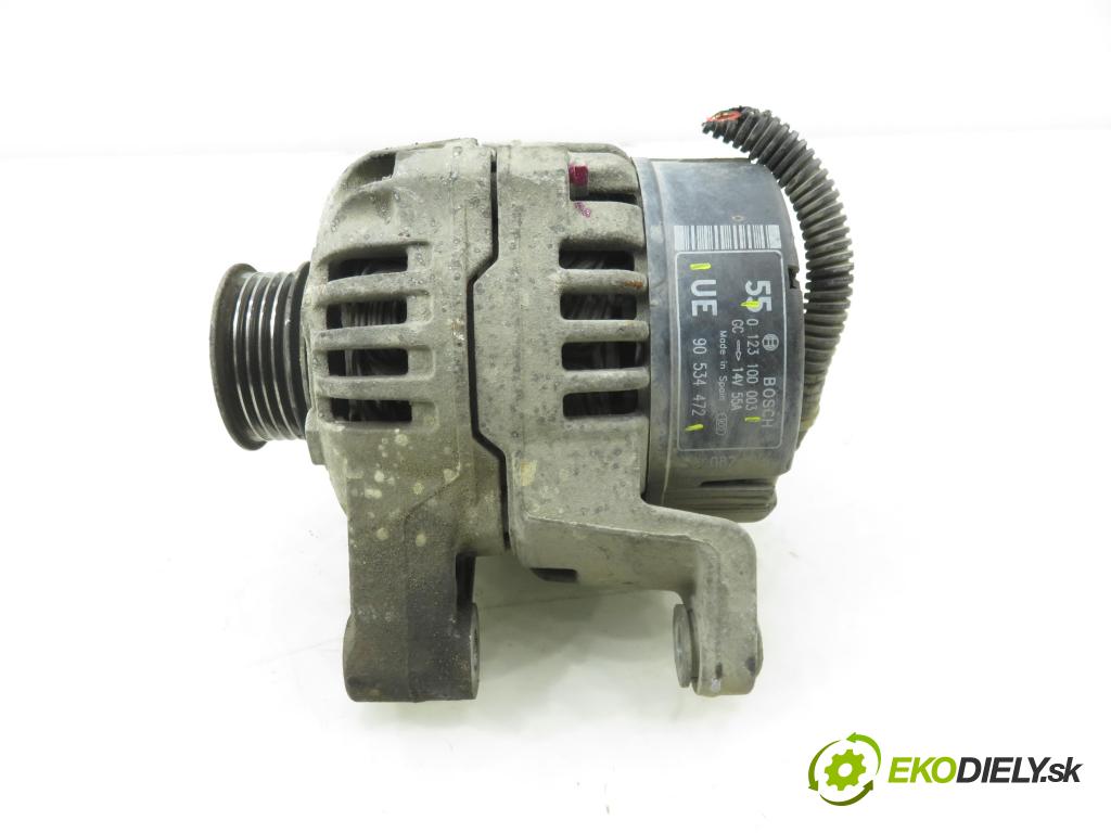 OPEL CORSA B (S93) HB 2000 40,00 1.0 i 12V 54 - X 10 XE 973,00 Alternátor 90534472 ; 0123100003 ; 90534472UE (Alternátor)