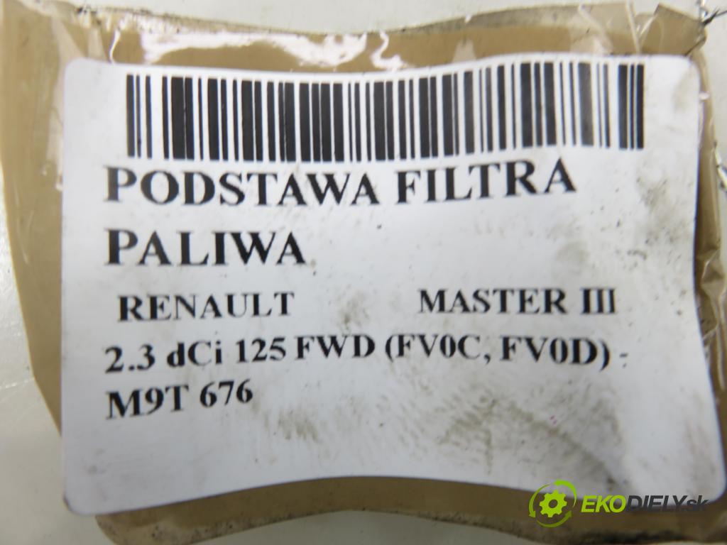 RENAULT MASTER III Skrzynia (FV) FURGON 2011 92,00 2.3 dCi 125 FWD (FV0C, FV0D) - M9T 676 2298,00 obal filtra paliva 8201102931