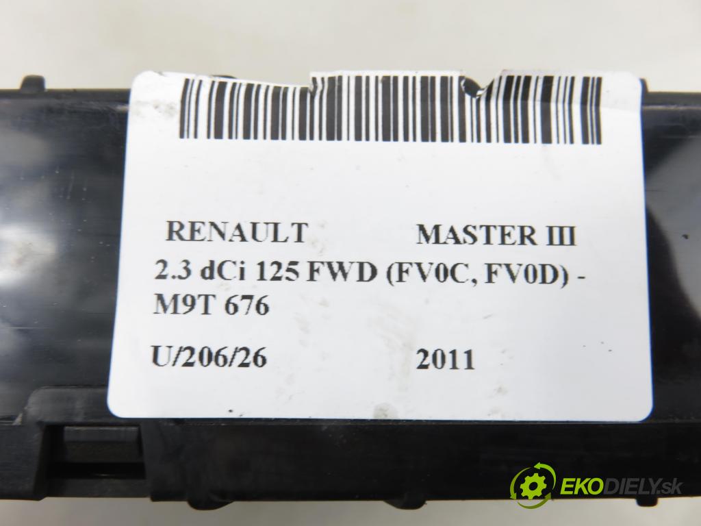 RENAULT MASTER III Skrzynia (FV) FURGON 2011 92,00 2.3 dCi 125 FWD (FV0C, FV0D) - M9T 676 2298,00 přihrádka kastlík STŘEDNÍ 685600003R
