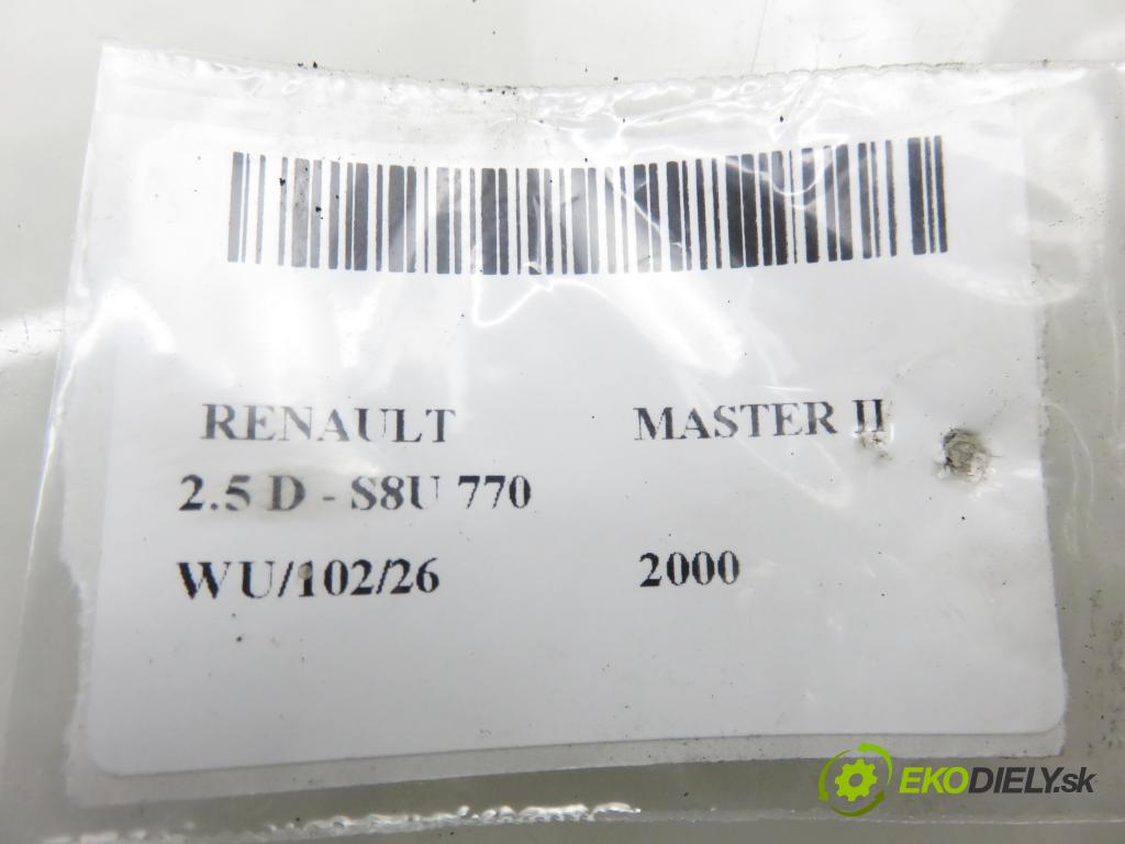 RENAULT MASTER II Platforma / podwozie (ED/HD/UD) KABINA/PLATFORMA 2000 59,00 2.5 D - S8U 770 2499,00 chladič vody 63922