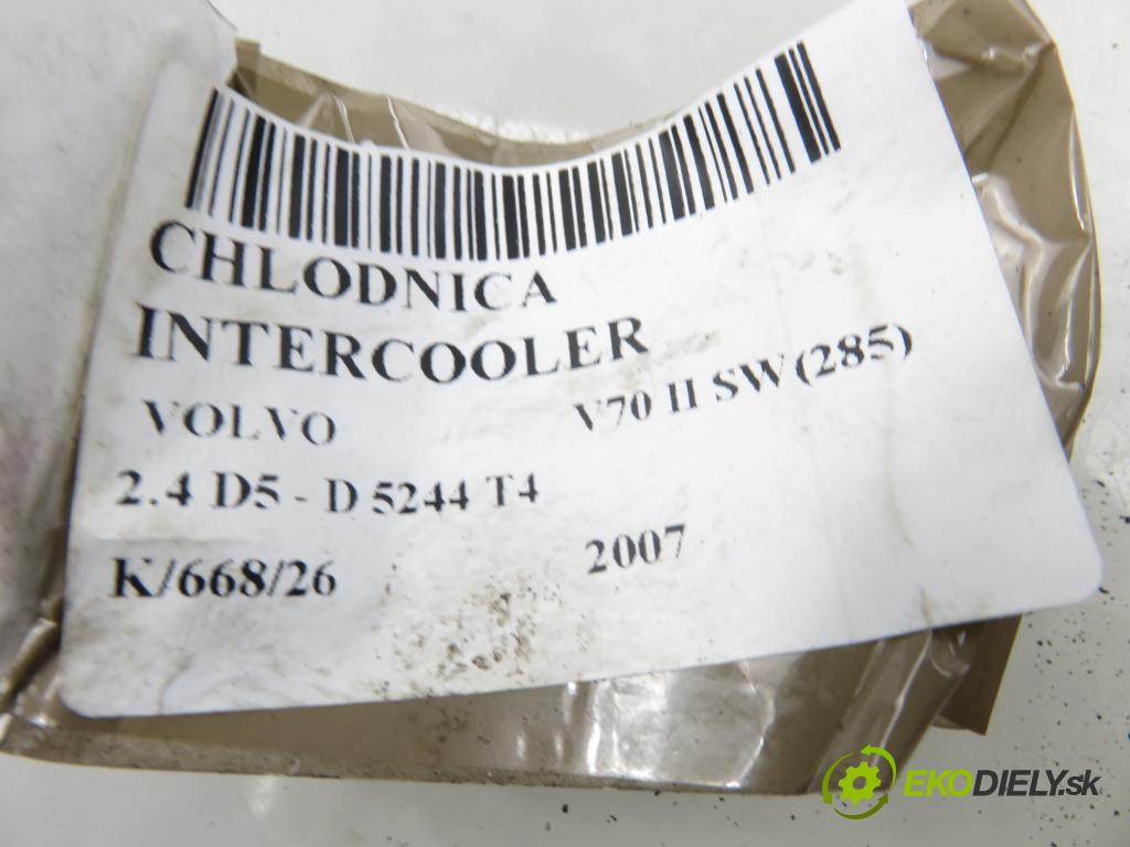 VOLVO V70 II SW (285) KOMBI 2007 136,00 2.4 D5 - D 5244 T4 2400,00 chladič intercooler 