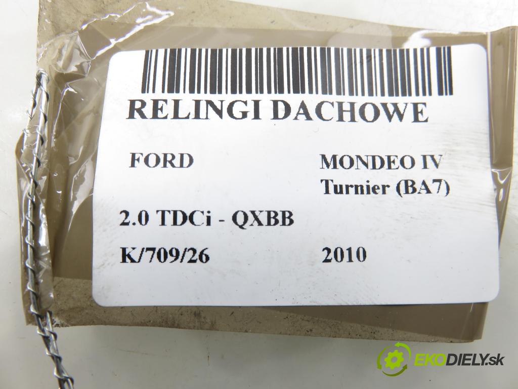 FORD MONDEO IV Turnier (BA7) KOMBI 2010 103,00 2.0 TDCi - QXBB 1997,00 lyžiny STRECHA: 7S71N550A62 ; 7S71N550A63
