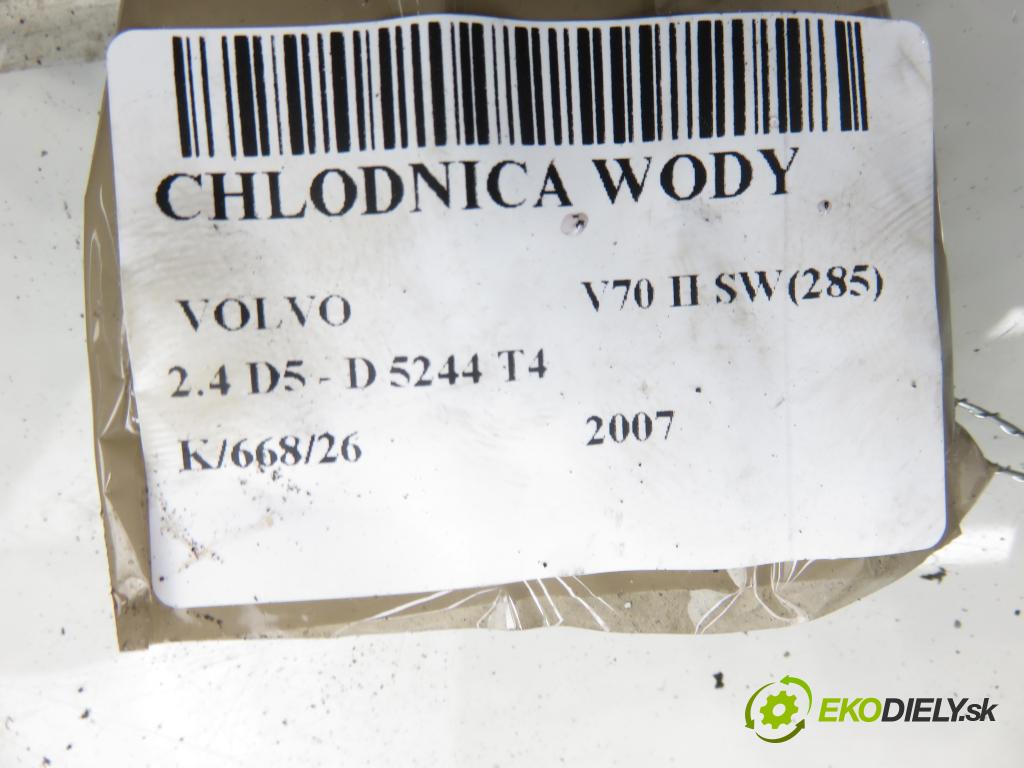 VOLVO V70 II SW (285) KOMBI 2007 136,00 2.4 D5 - D 5244 T4 2400,00 chladič vody 30792470