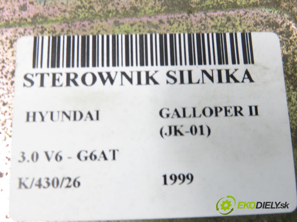 HYUNDAI GALLOPER II (JK-01) TERENOWY 1999 104,00 3.0 V6 - G6AT 2972,00 řídící jednotka motora 9050930191E1 ; HR807035