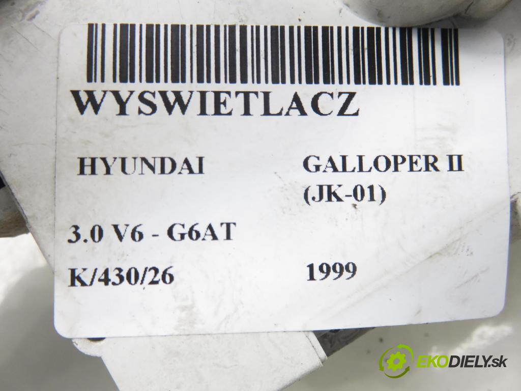 HYUNDAI GALLOPER II (JK-01) FUNKCIA Kocka, vložka PIN:: 7 PIN