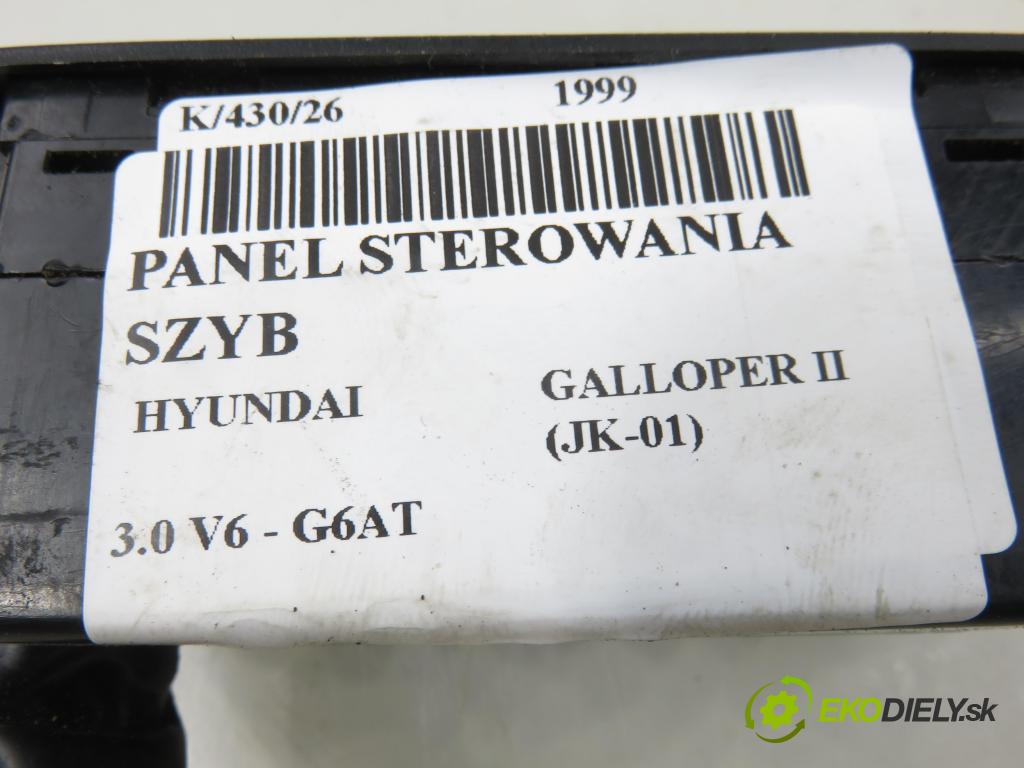HYUNDAI GALLOPER II (JK-01) TERENOWY 1999 104,00 3.0 V6 - G6AT 2972,00 Panel ovládania okien
