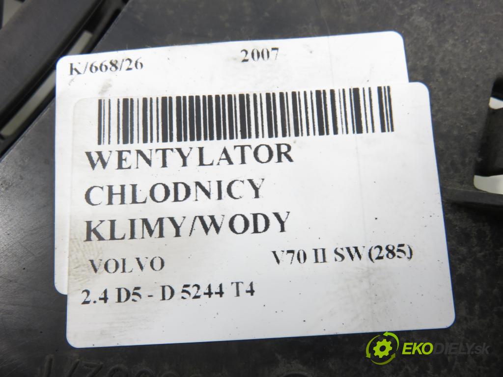 VOLVO V70 II SW (285) KOMBI 2007 136,00 2.4 D5 - D 5244 T4 2400,00 ventilátor chladič PODNEBÍ / VODA 1137328343 ; 30749760