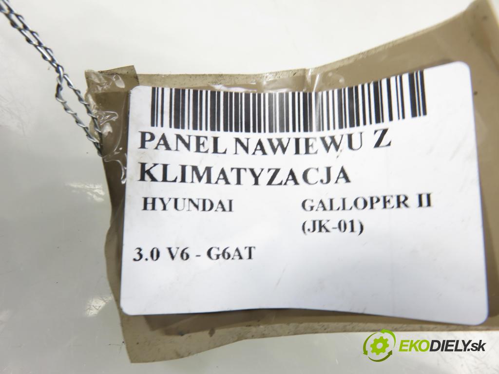 HYUNDAI GALLOPER II (JK-01) TERENOWY 1999 104,00 3.0 V6 - G6AT 2972,00 Panel kúrenia
