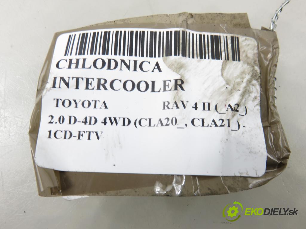 TOYOTA RAV 4 II (_A2_) SUV 2002 85,00 2.0 D-4D 4WD 116 - 1CD-FTV 1995,00 chladič intercooler 