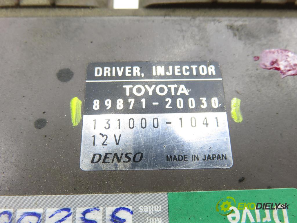 TOYOTA RAV 4 II (_A2_) SUV 2002 85,00 2.0 D-4D 4WD 116 - 1CD-FTV 1995,00 Riadiaca jednotka vstreku 8987120030 ; 1310001041