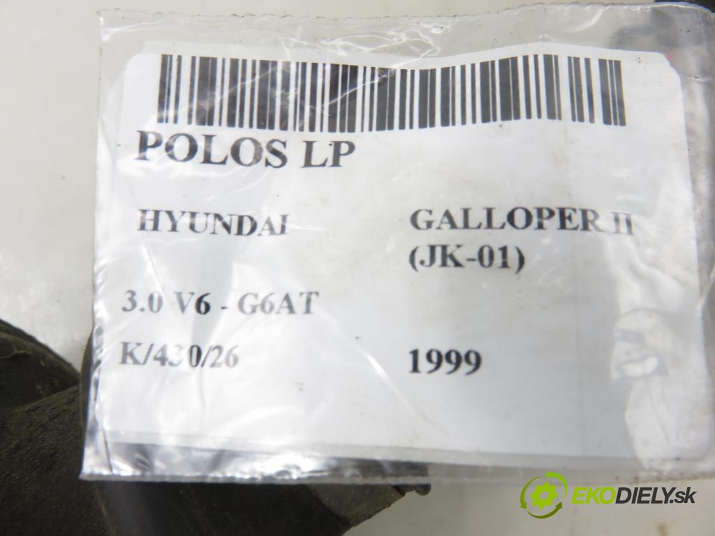 HYUNDAI GALLOPER II (JK-01) TERENOWY 1999 104,00 3.0 V6 - G6AT 2972,00 Poloos LP