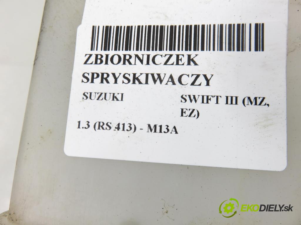 SUZUKI SWIFT III (MZ, EZ) HB 2006 68,00 1.3 4x4 (RS 413) - M13A 1328,00 nádržka ostřikovačů  (Klika dveří ostatní)