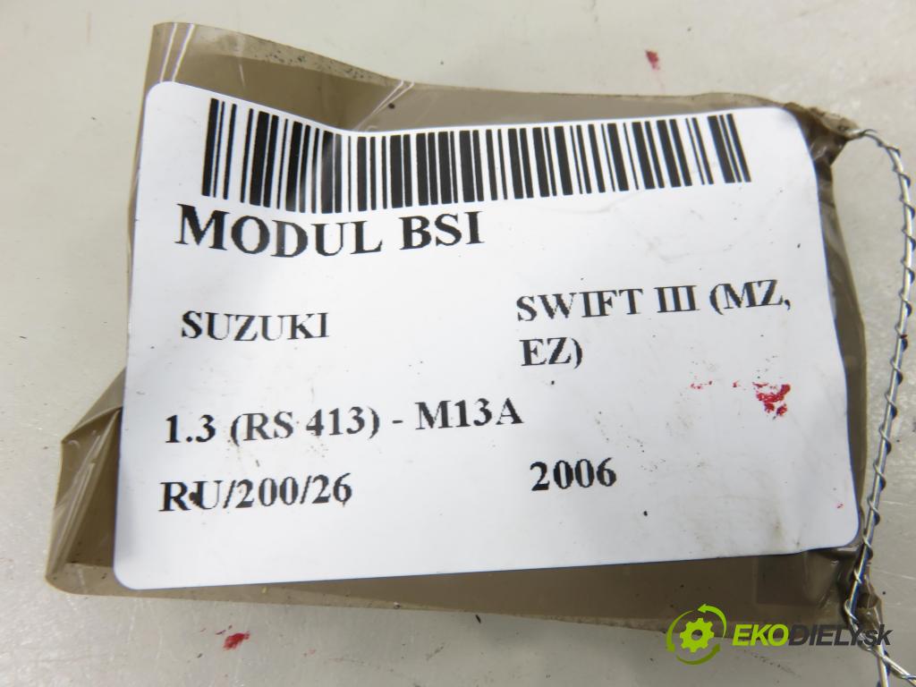 SUZUKI SWIFT III (MZ, EZ) HB 2006 68,00 1.3 4x4 (RS 413) - M13A 1328,00 MODUL BSI 3677062JB0