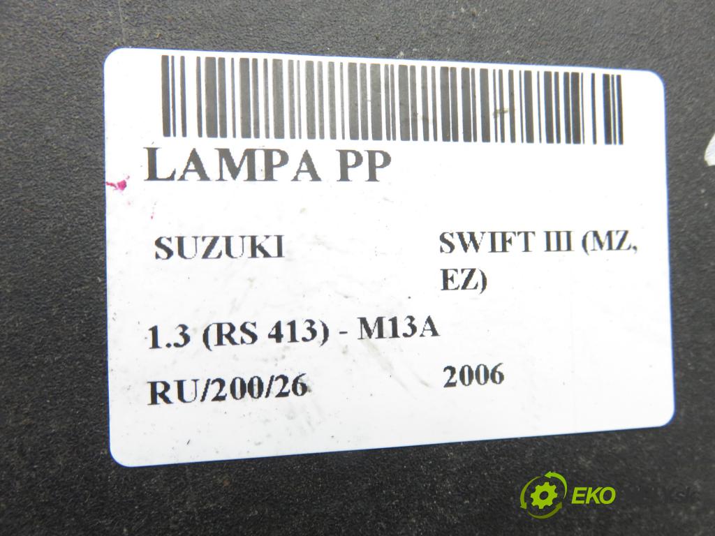 SUZUKI SWIFT III (MZ, EZ) HB 2006 68,00 1.3 4x4 (RS 413) - M13A 1328,00 Svetlo PP P4981R