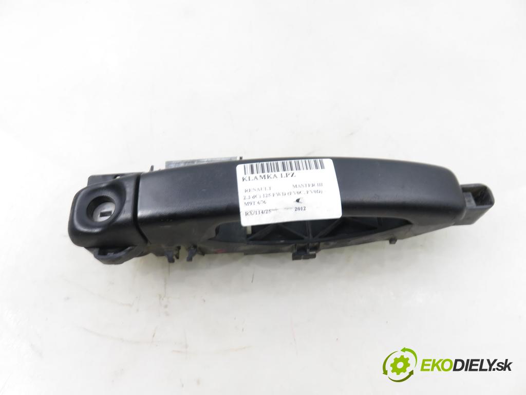RENAULT MASTER III Skrzynia (FV) FURGON 2012 92,00 2.3 dCi 125 FWD (FV0C, FV0D) - M9T 676 2298,00 Kľučka LPZ