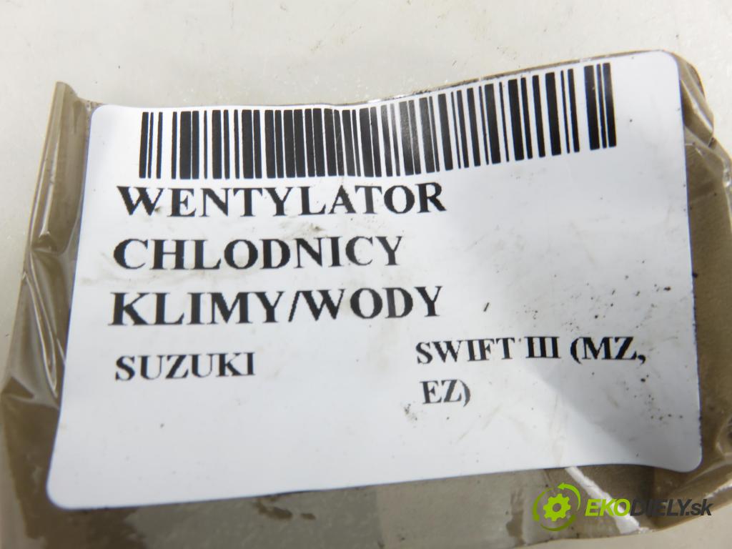 SUZUKI SWIFT III (MZ, EZ) HB 2006 68,00 1.3 4x4 (RS 413) - M13A 1328,00 Ventilátor chladič klíma/voda 1680007881