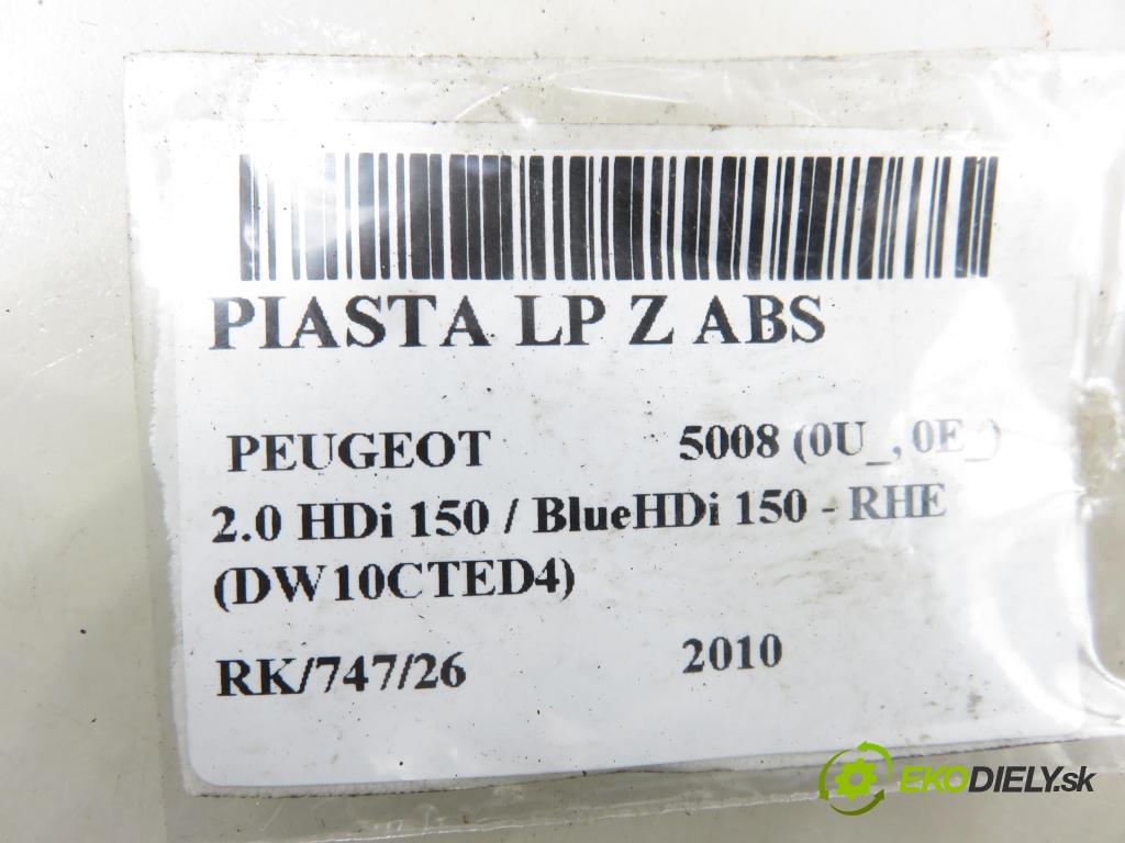 PEUGEOT 5008 (0U_, 0E_) MINIVAN 2010 110,00 2.0 HDi 150 / BlueHDi 150 - RHE (DW10CTED4) 1997,00 náboj LP ABS