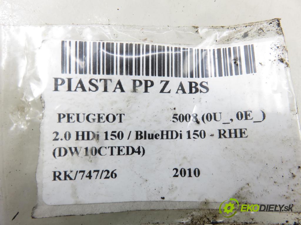 PEUGEOT 5008 (0U_, 0E_) MINIVAN 2010 110,00 2.0 HDi 150 / BlueHDi 150 - RHE (DW10CTED4) 1997,00 náboj PP ABS