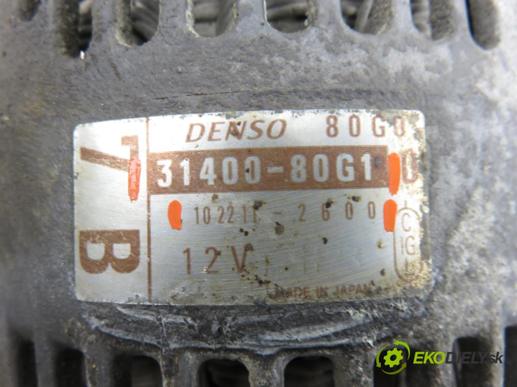 SUZUKI SWIFT III (MZ, EZ) HB 2006 68,00 1.3 4x4 (RS 413) - M13A 1328,00 Alternátor 3140080G1 ; 1022112600 (Alternátor)