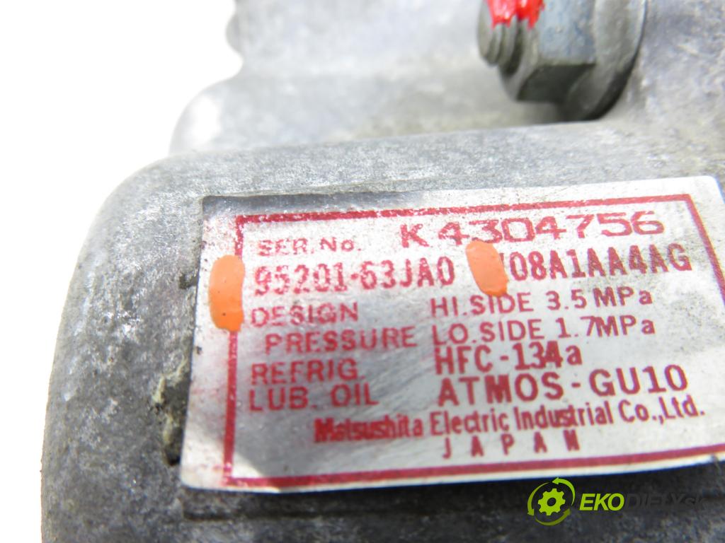 SUZUKI SWIFT III (MZ, EZ) HB 2006 68,00 1.3 4x4 (RS 413) - M13A 1328,00 KOMPRESOR: klimatizace 9520163JA0 (Kompresor klimatizace)