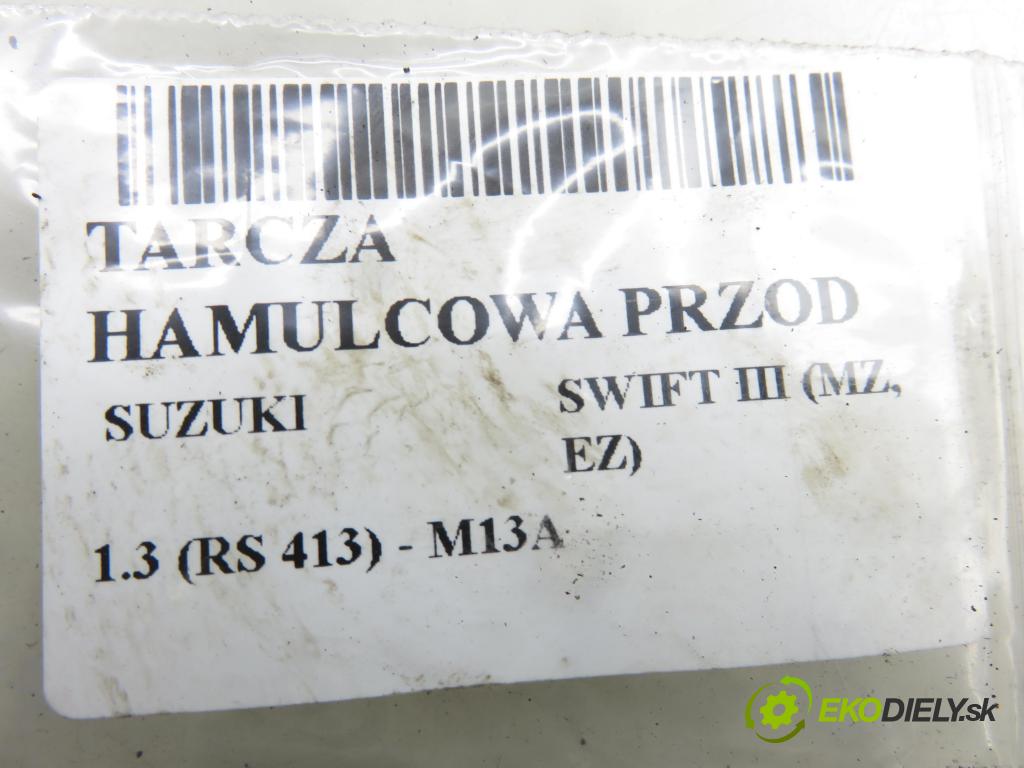 SUZUKI SWIFT III (MZ, EZ) HB 2006 68,00 1.3 4x4 (RS 413) - M13A 1328,00 Lamela kotúč brzdová predný