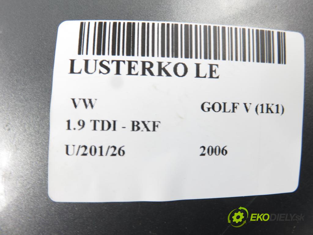 VW GOLF V (1K1) HB 2006 66,00 1.9 TDI - BXF 1896,00 zpětné zrcátko LE