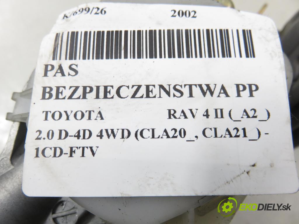 TOYOTA RAV 4 II (_A2_) SUV 2002 85,00 2.0 D-4D 4WD 116 - 1CD-FTV 1995,00 držák BEZPEČNOST PP 7J3550P