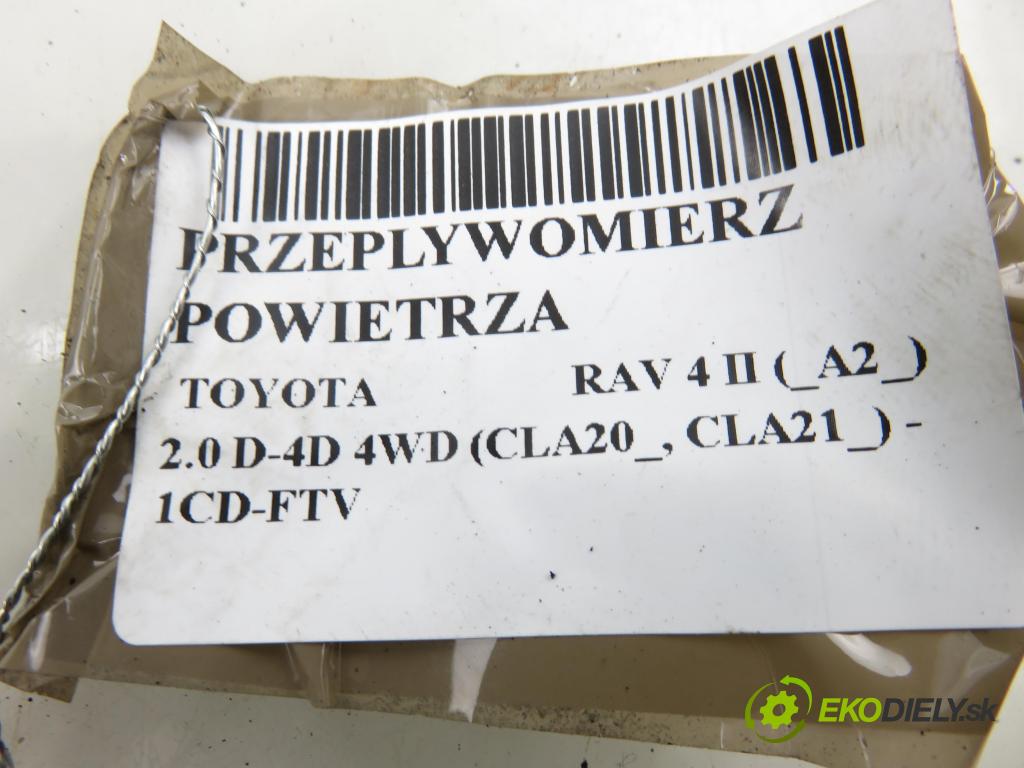 TOYOTA RAV 4 II (_A2_) SUV 2002 85,00 2.0 D-4D 4WD 116 - 1CD-FTV 1995,00 váha vzduchu vzduchu 2220427010 ; AFH70M23