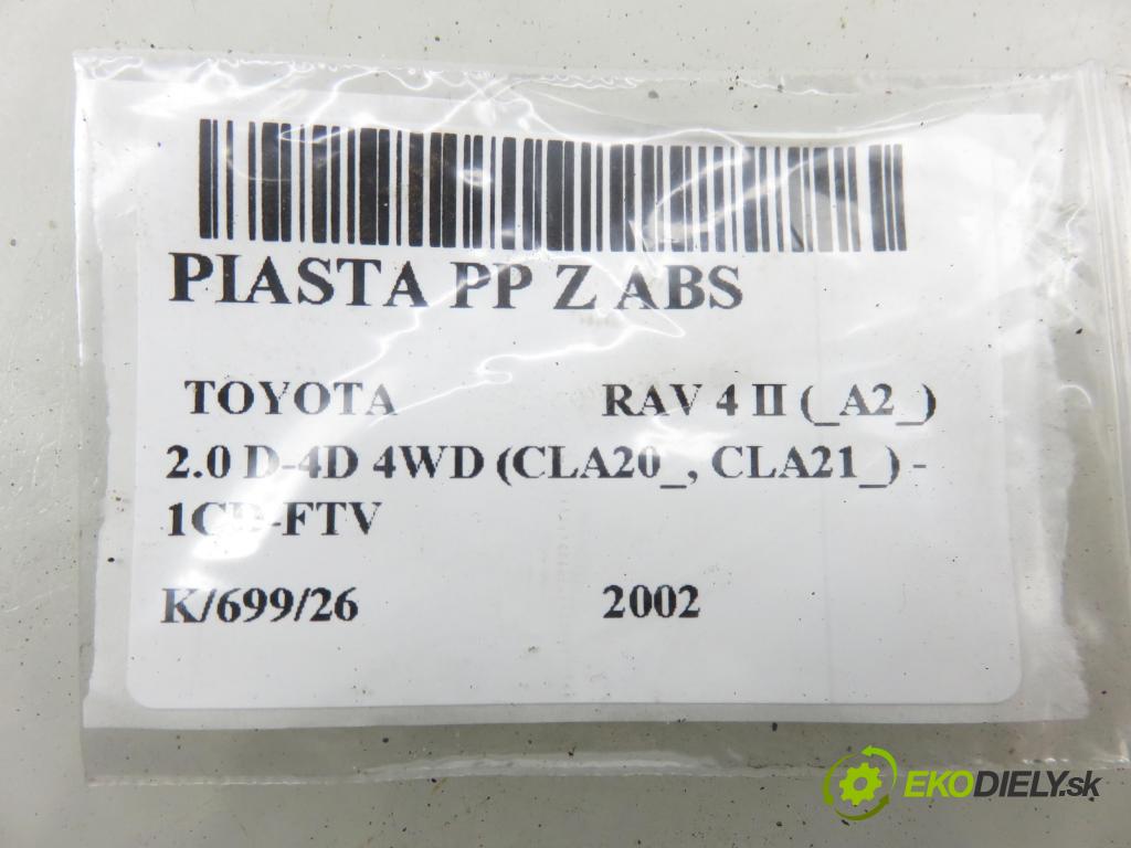 TOYOTA RAV 4 II (_A2_) SUV 2002 85,00 2.0 D-4D 4WD 116 - 1CD-FTV 1995,00 náboj PP ABS 