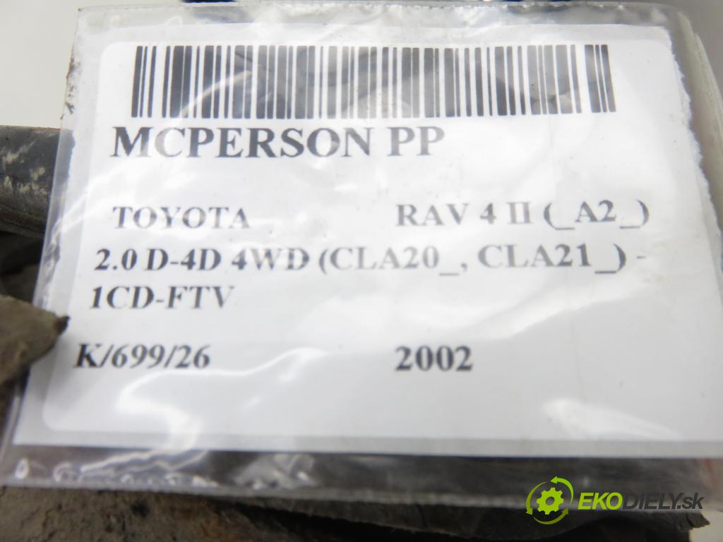 TOYOTA RAV 4 II (_A2_) SUV 2002 85,00 2.0 D-4D 4WD 116 - 1CD-FTV 1995,00 MCPERSON PP 