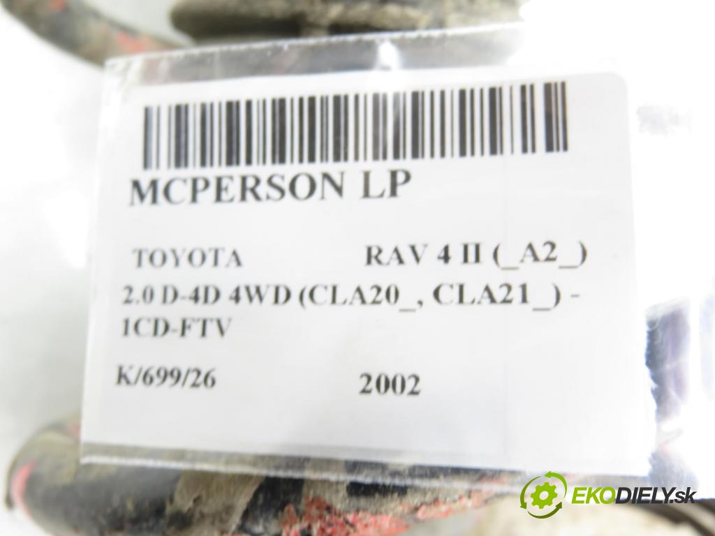 TOYOTA RAV 4 II (_A2_) SUV 2002 85,00 2.0 D-4D 4WD 116 - 1CD-FTV 1995,00 MCPERSON LP 