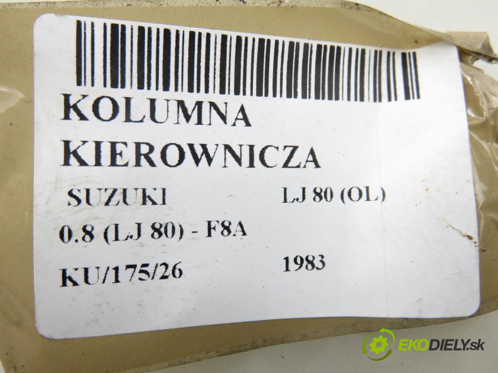 SUZUKI LJ 80 (OL) TERENOWY 1983 29,00 0.8 (LJ 80) - F8A 797,00 hřídel tyč volantu  (Tyč řízení (volantu))