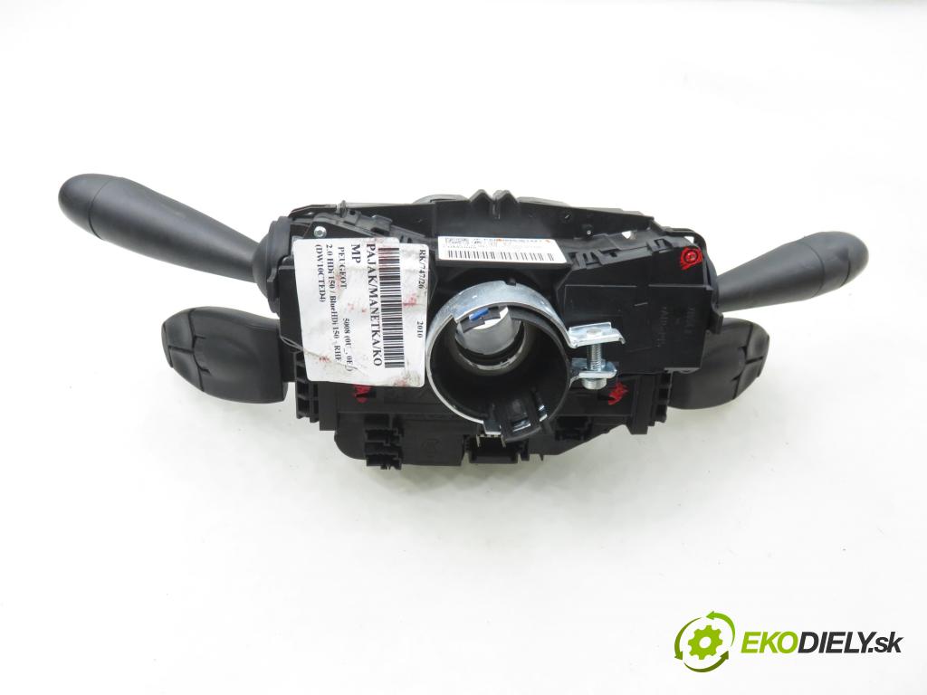 PEUGEOT 5008 (0U_, 0E_) MINIVAN 2010 110,00 2.0 HDi 150 / BlueHDi 150 - RHE (DW10CTED4) 1997,00 páčka/prepínač 96663614XT