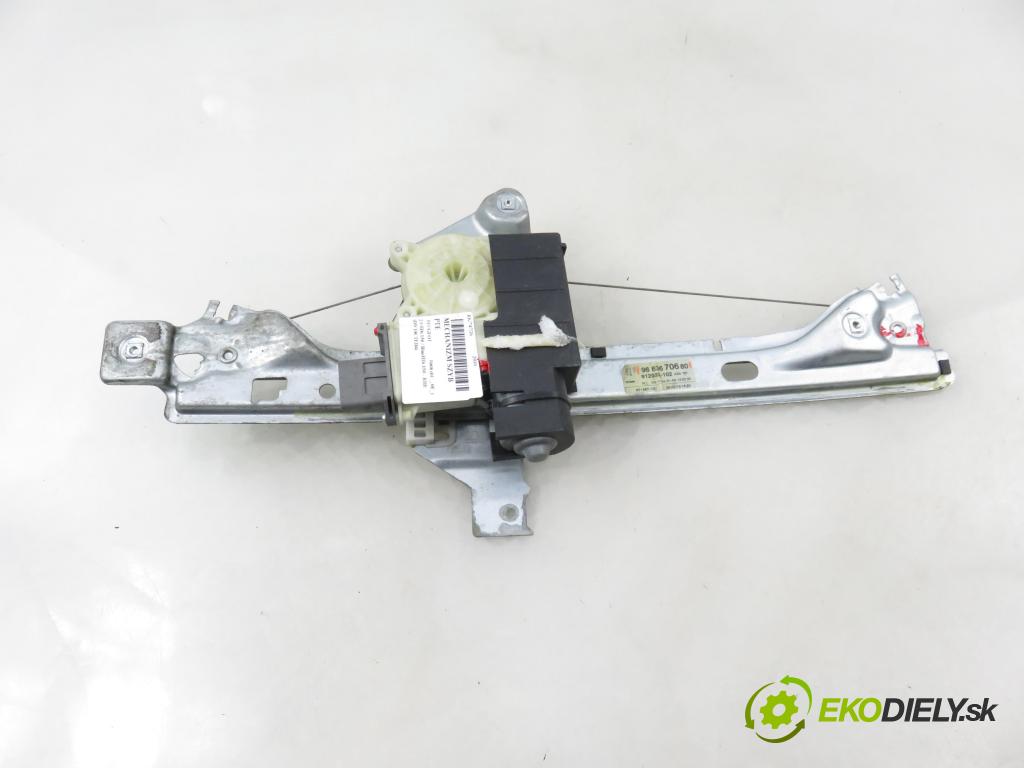 PEUGEOT 5008 (0U_, 0E_) MINIVAN 2010 110,00 2.0 HDi 150 / BlueHDi 150 - RHE (DW10CTED4) 1997,00 mechanismus oken PTE 912250104 ; 9683670680