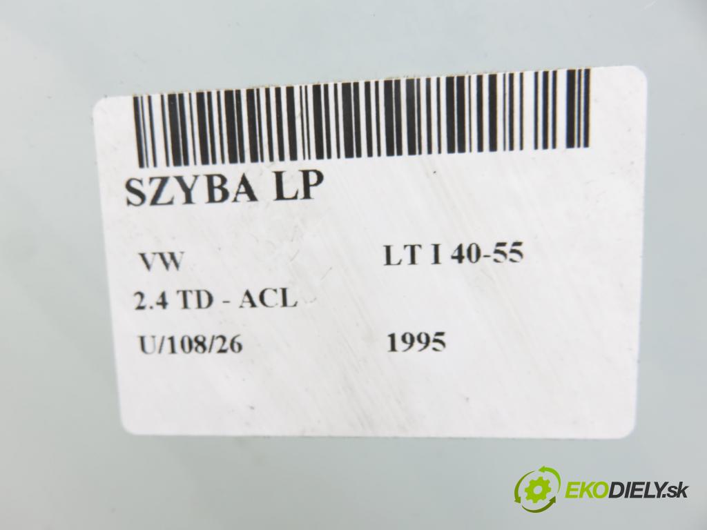 VW LT 40-55 I Platforma / podwozie (293-909) KABINA/PLATFORMA 1995 70,00 2.4 TD - ACL 2383,00 Okno LP 