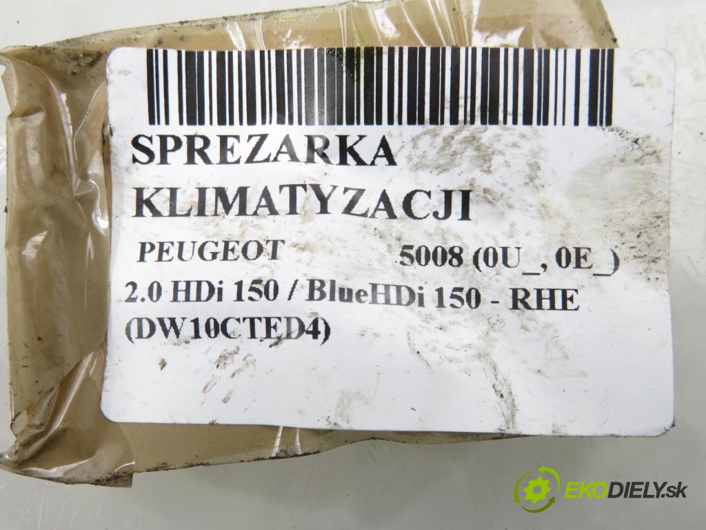 PEUGEOT 5008 (0U_, 0E_) MINIVAN 2010 110,00 2.0 HDi 150 / BlueHDi 150 - RHE (DW10CTED4) 1997,00 KOMPRESOR: klimatizácie 9684141780 (Kompresor klimatizácie)
