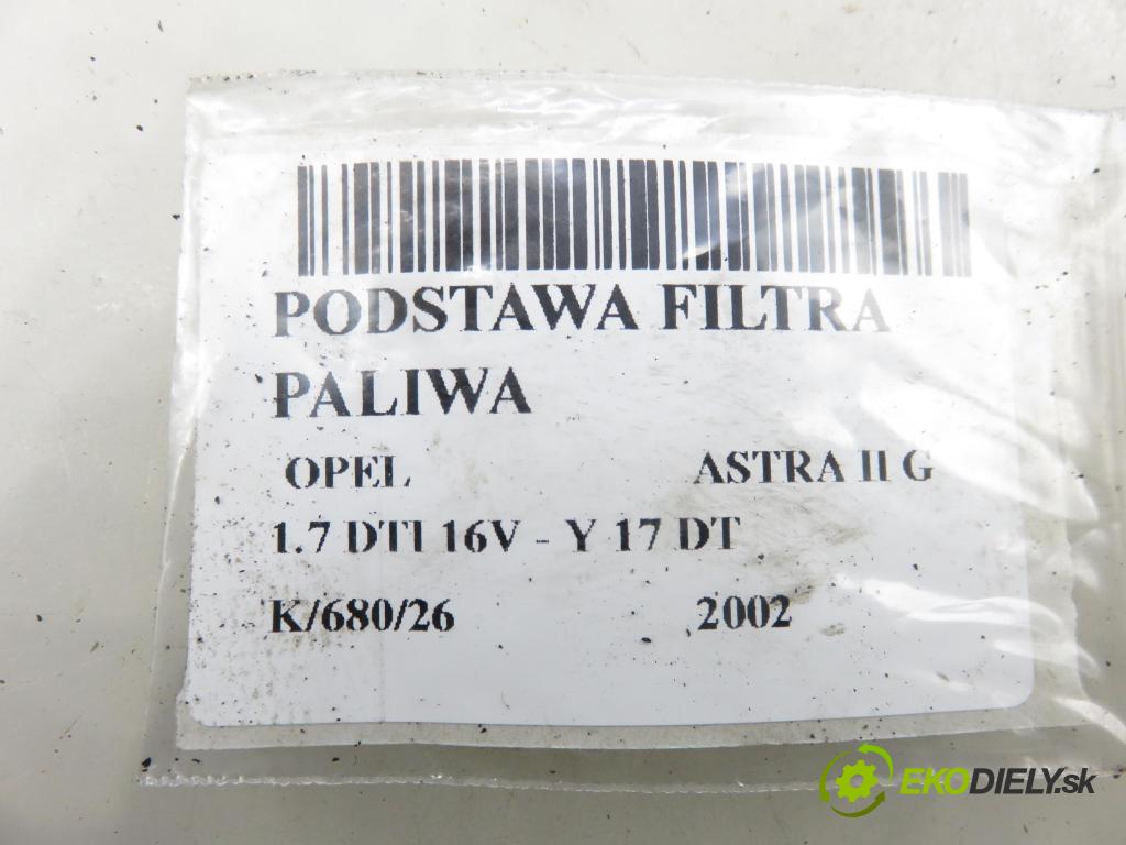 OPEL ASTRA G liftback (T98) HB 2002 55,00 1.7 DTI 16V - Y 17 DT 1686,00 Obal filtra paliva 24424887