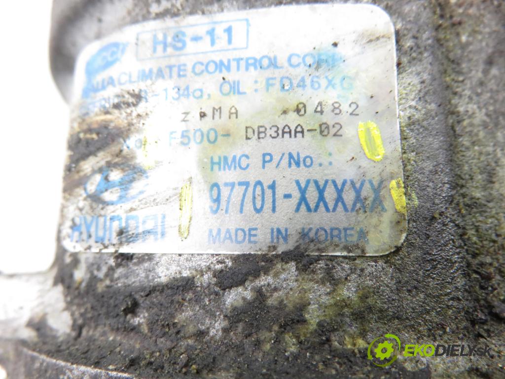 KIA PICANTO (BA) HB 2004 46,00 1.0 12V 63 - G4HE 999,00 KOMPRESOR: klimatizácie F500DB3AA02 ; 97701XXXXX (Kompresor klimatizácie)