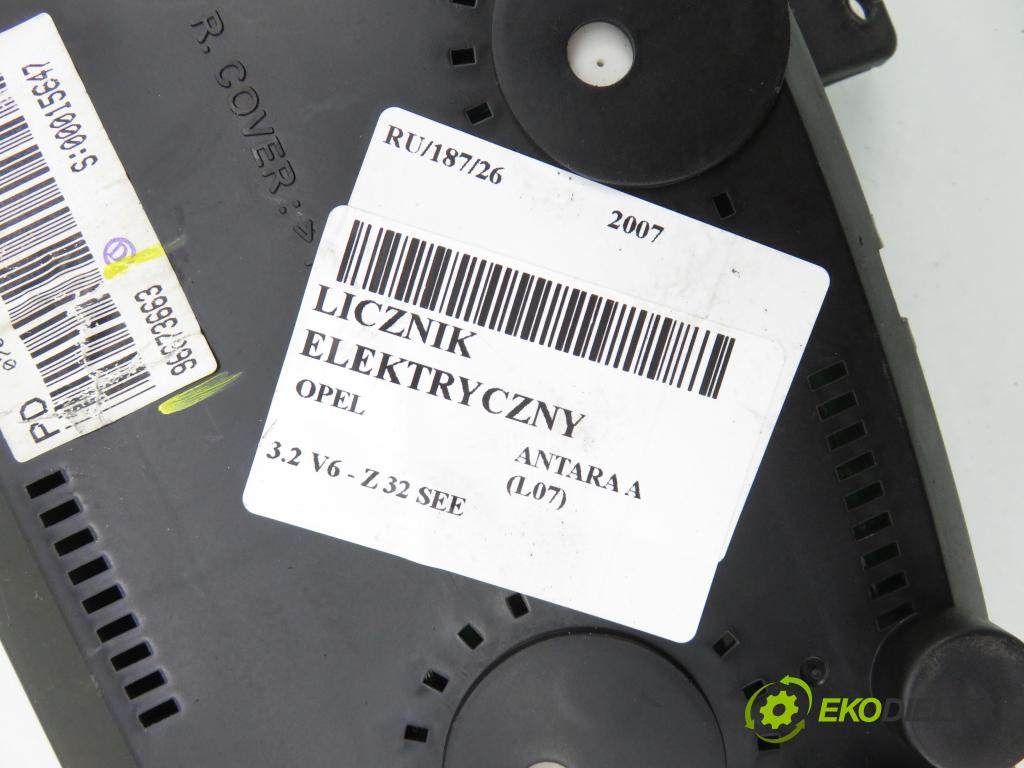 OPEL ANTARA A (L07) SUV 2007 167,00 3.2 V6 - Z 32 SEE 3195,00 prístrojovka elektrický 96673663