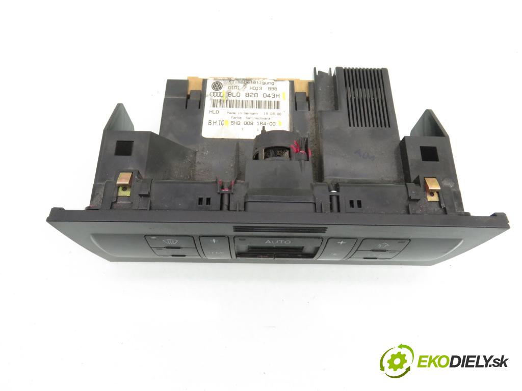 AUDI A3 (8L1) HB 2000 81,00 1.9 TDI - ASV 1896,00 Panel topení KLIMATRONIK 8L0820043H ; 5HB00818400