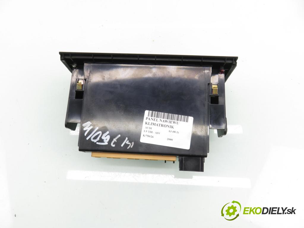 AUDI A3 (8L1) HB 2000 81,00 1.9 TDI - ASV 1896,00 Panel topení KLIMATRONIK 8L0820043H ; 5HB00818400