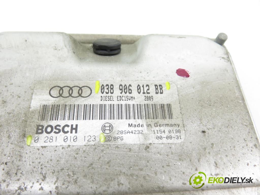 AUDI A3 (8L1) HB 2000 81,00 1.9 TDI - ASV 1896,00 Riadiaca jednotka Motor 038906012BB ; 0281010123