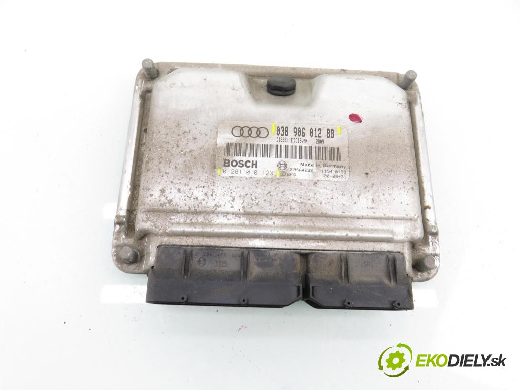 AUDI A3 (8L1) HB 2000 81,00 1.9 TDI - ASV 1896,00 Riadiaca jednotka Motor 038906012BB ; 0281010123