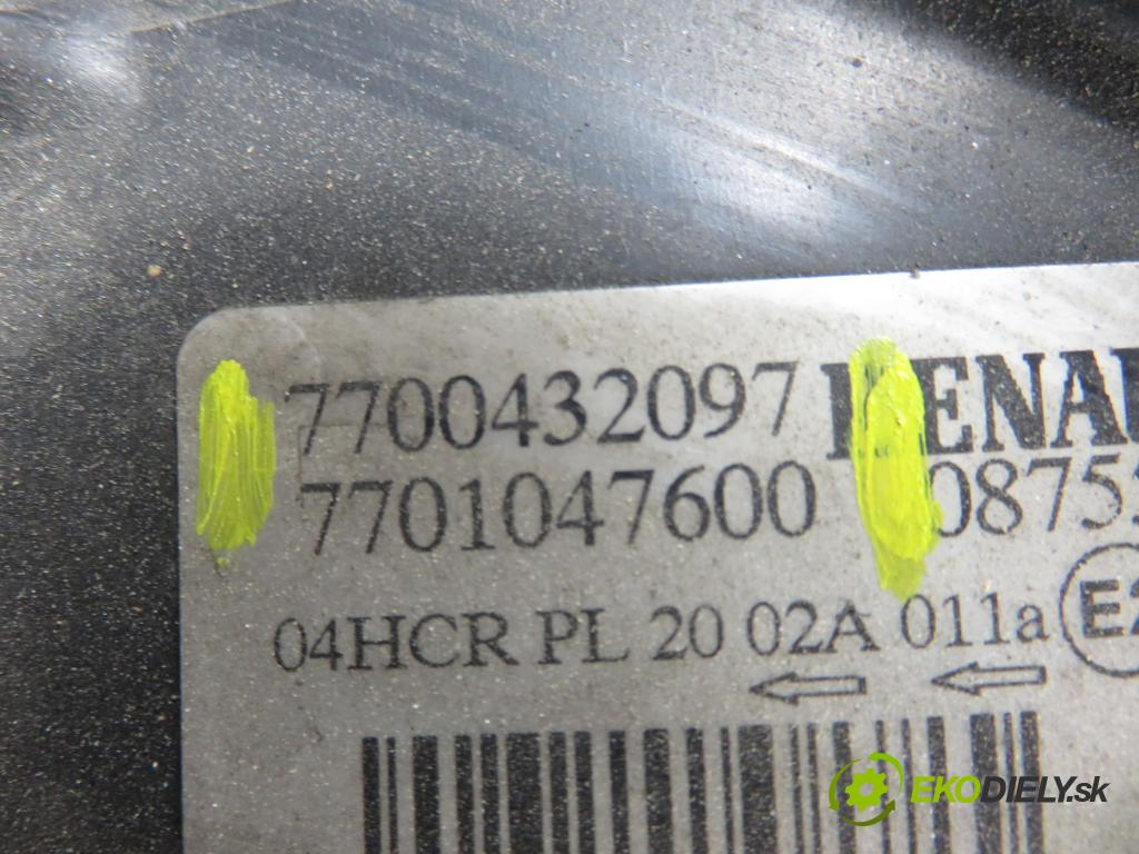 RENAULT SCENIC I (JA0/1_) MINIVAN 2000 72,00 1.9 dTi (JA0N) - F9Q 734 1870,00 Svetlo PP 7700432097 ; 7701047600